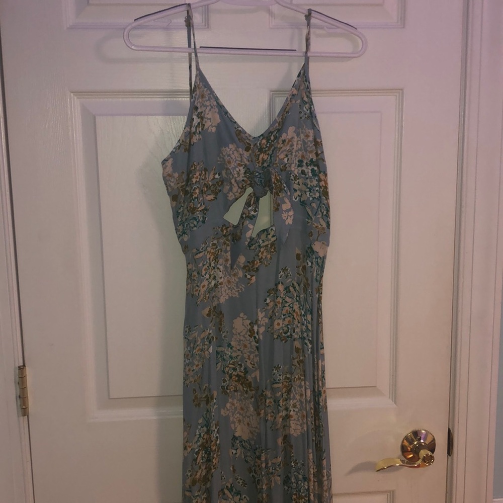 Floral Cut-Out Dress